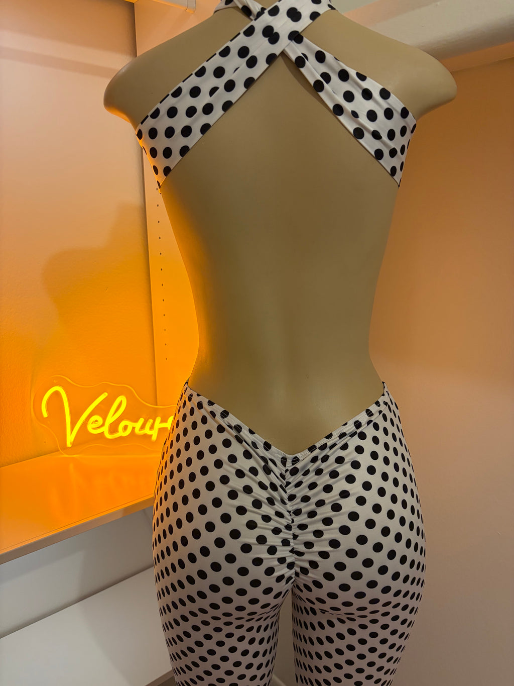 Polka Muse Halter Set