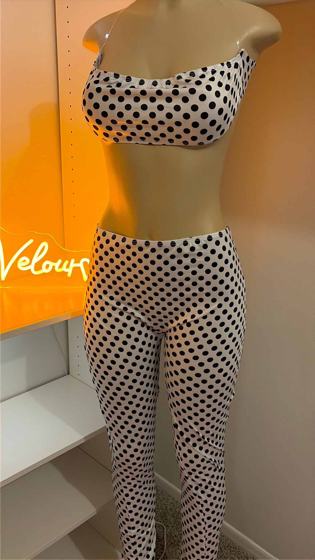 Polka Muse Halter Set