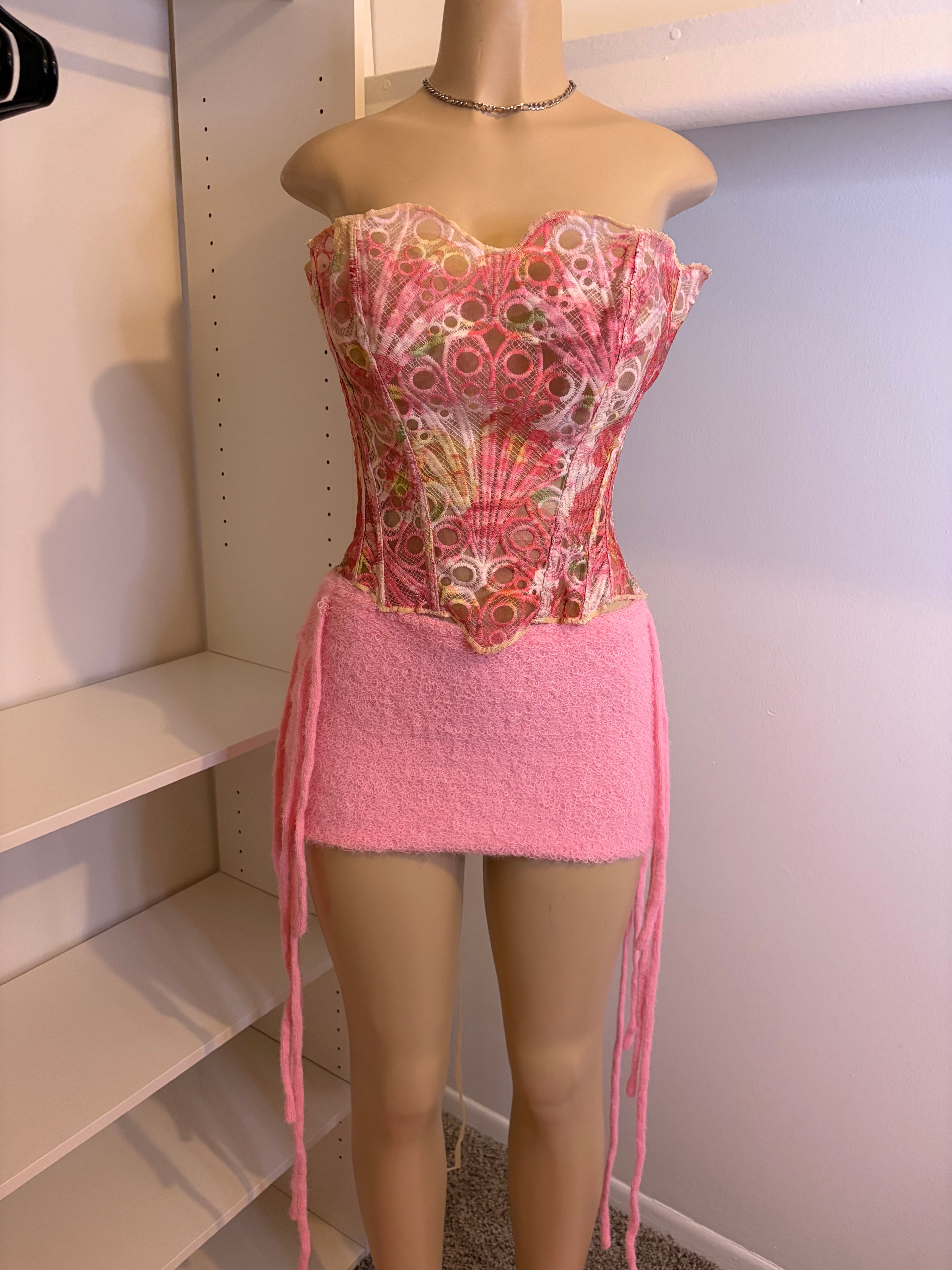 Pink Muse Corset & Skirt Set