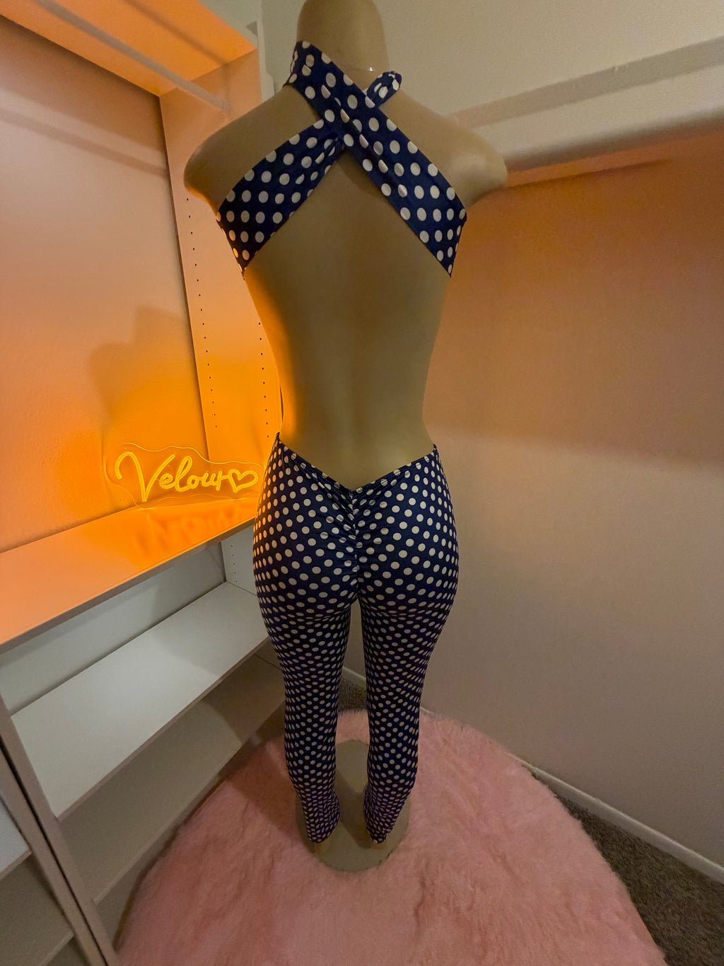 Polka Muse Halter Set